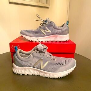 Baby blue new balance size 10 women’s none slip shoes